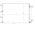 Kondenztor klimatizace NRF ‐ NRF 350485