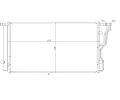 Kondenztor klimatizace NRF ‐ NRF 350486
