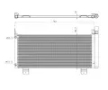 Kondenztor klimatizace NRF ‐ NRF 350488
