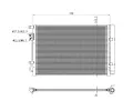 Kondenztor klimatizace NRF ‐ NRF 350492