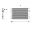 Kondenztor klimatizace NRF ‐ NRF 350496
