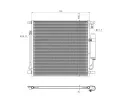 Kondenztor klimatizace NRF ‐ NRF 350502