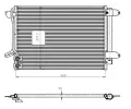 Kondenztor klimatizace NRF ‐ NRF 350507