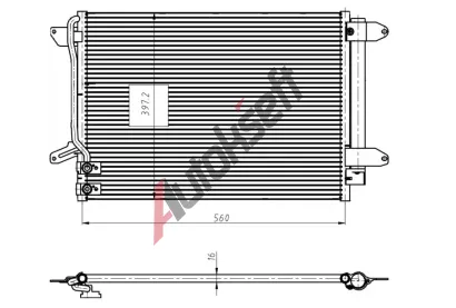 NRF Kondenztor klimatizace EASY FIT NRF 350507, 350507