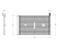 NRF Kondenz�tor klimatizace NRF 350608, 350608