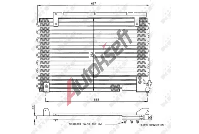 NRF Kondenztor klimatizace NRF 35191, 35191