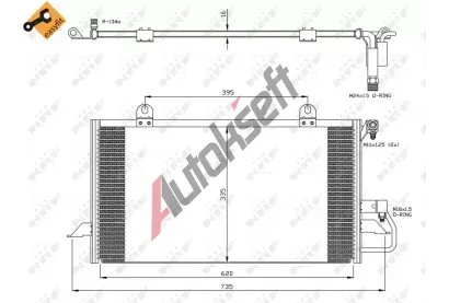 NRF Kondenztor - klimatizace NRF 35248, 35248
