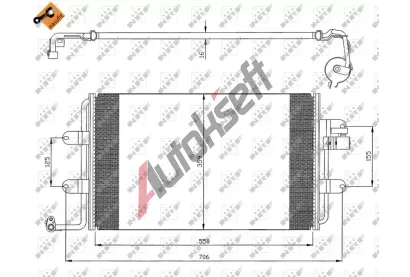 NRF Kondenztor klimatizace NRF 35300, 35300