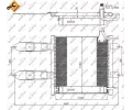 Kondenztor klimatizace NRF ‐ NRF 35367