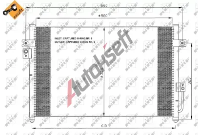 NRF Kondenztor - klimatizace NRF 35426, 35426