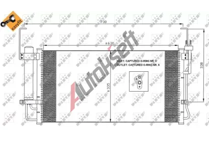 NRF Kondenztor klimatizace NRF 35429, 35429