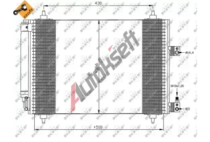 NRF Kondenztor - klimatizace NRF 35443, 35443