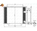 NRF Kondenztor klimatizace ‐ NRF 35463