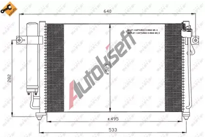NRF Kondenztor - klimatizace NRF 35476, 35476