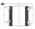 Kondenztor klimatizace NRF ‐ NRF 35526