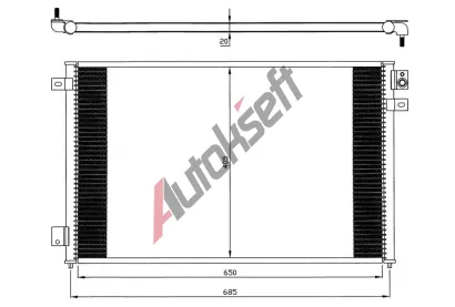 NRF Kondenzátor klimatizace NRF 35567, 35567 NRF Kondenzátor klimatizace NRF 35567, 35567