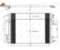 Kondenztor klimatizace NRF ‐ NRF 35626