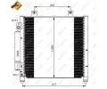 Kondenztor klimatizace NRF ‐ NRF 35637