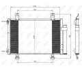 Kondenztor klimatizace NRF ‐ NRF 35645