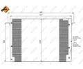 NRF Kondenztor - klimatizace ‐ NRF 35657