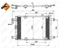 Kondenztor klimatizace NRF ‐ NRF 35768