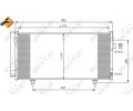 Kondenztor klimatizace NRF ‐ NRF 35855
