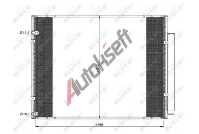 NRF Kondenz�tor klimatizace NRF 35857, 35857