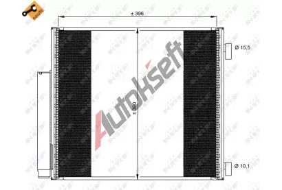 NRF Kondenztor klimatizace NRF 35859, 35859