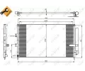 Kondenztor klimatizace NRF ‐ NRF 35865