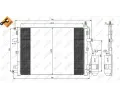 Kondenztor klimatizace NRF ‐ NRF 35876