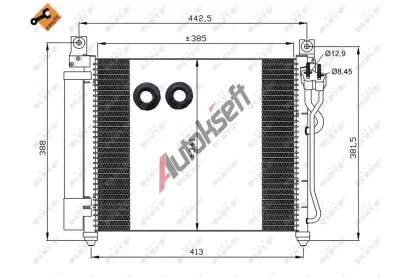 NRF Kondenz�tor klimatizace NRF 35888, 35888