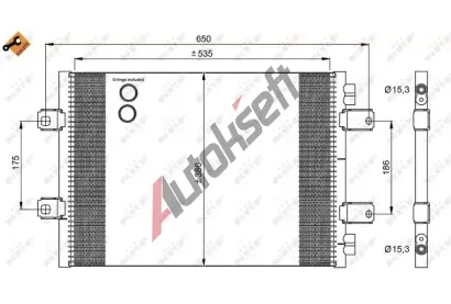 NRF Kondenztor klimatizace NRF 35909, 35909