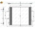 NRF Kondenztor klimatizace NRF 35960, 35960