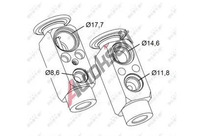 NRF Expanzn ventil klimatizace NRF 38479, 38479