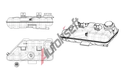 NRF Vyrovnvac ndoba chladic kapaliny EASY FIT NRF 454045, 454045