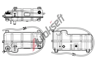 NRF Vyrovnvac ndoba chladic kapaliny EASY FIT NRF 454046, 454046