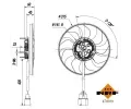 NRF Větrák chlazení motoru NRF 470039, 470039