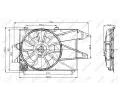 NRF Vtrk chlazen motoru NRF 47004, 47004