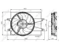 NRF Vtrk chlazen motoru NRF 47007, 47007