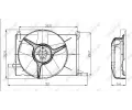 NRF Vtrk chlazen motoru NRF 47009, 47009