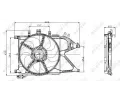 NRF Vtrk chlazen motoru NRF 47012, 47012