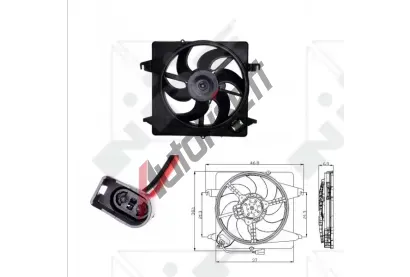 NRF Vtrk chlazen motoru NRF 47019, 47019