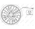 Vtrk chlazen motoru NRF ‐ NRF 47025