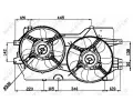 Vtrk chlazen motoru NRF ‐ NRF 47031