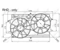 Vtrk chlazen motoru NRF ‐ NRF 47033