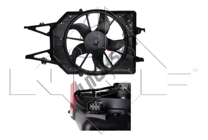 NRF Vtrk chlazen motoru NRF 47034, 47034