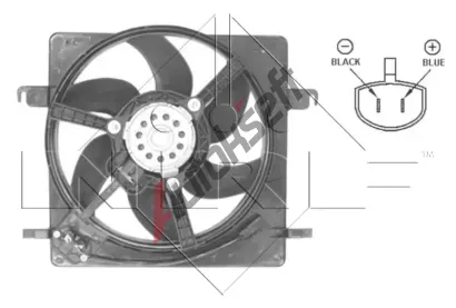 NRF Vtrk chlazen motoru NRF 47037, 47037