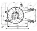 Vtrk chlazen motoru NRF ‐ NRF 47038
