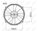 NRF Vtrk chlazen motoru NRF 47045, 47045