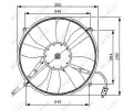 Vtrk chlazen motoru NRF ‐ NRF 47046